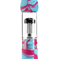 Medusa Customs Silicone Straight Tube w/Percolator - Discreet Smoker