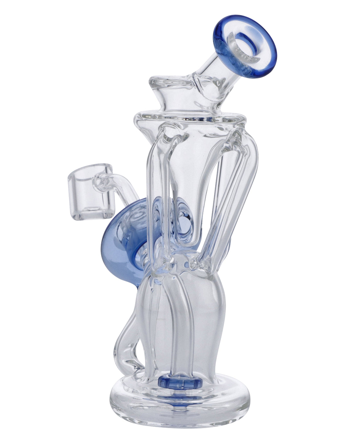 Bent Neck Dab Rig Recycler - Discreet Smoker