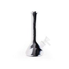 Ritual - 7.5'' Deluxe Silicone Mini Beaker Bong - Marble (Black & White)