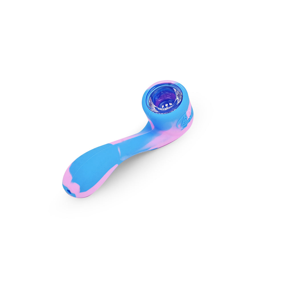 Ritual - 4.5'' Silicone Sherlock Pipe - Cotton Candy