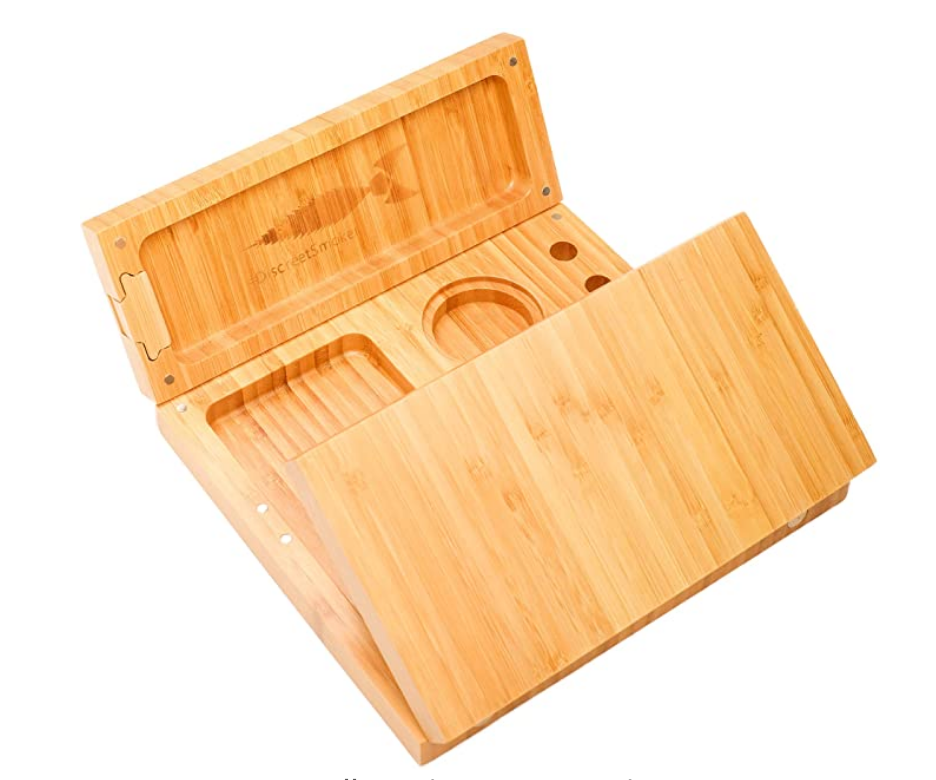 Large Magnetic Rolling Tray Panels, bamboo rolling tray, natural bamboo tray, raw bamboo rolling tray, raw rolling tray wood, bamboo tray, inexpensive rolling tray, rolling tray for sale, unique rolling trays, blunt rolling tray, blunt tray, cool rolling tray, small rolling tray, weed rolling tray