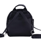 Black Smell Proof Mini Backpack With Secret Lock - Back View