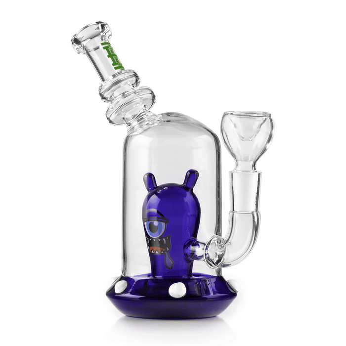 HEMPER - Space Monster Bong 7", Blue
