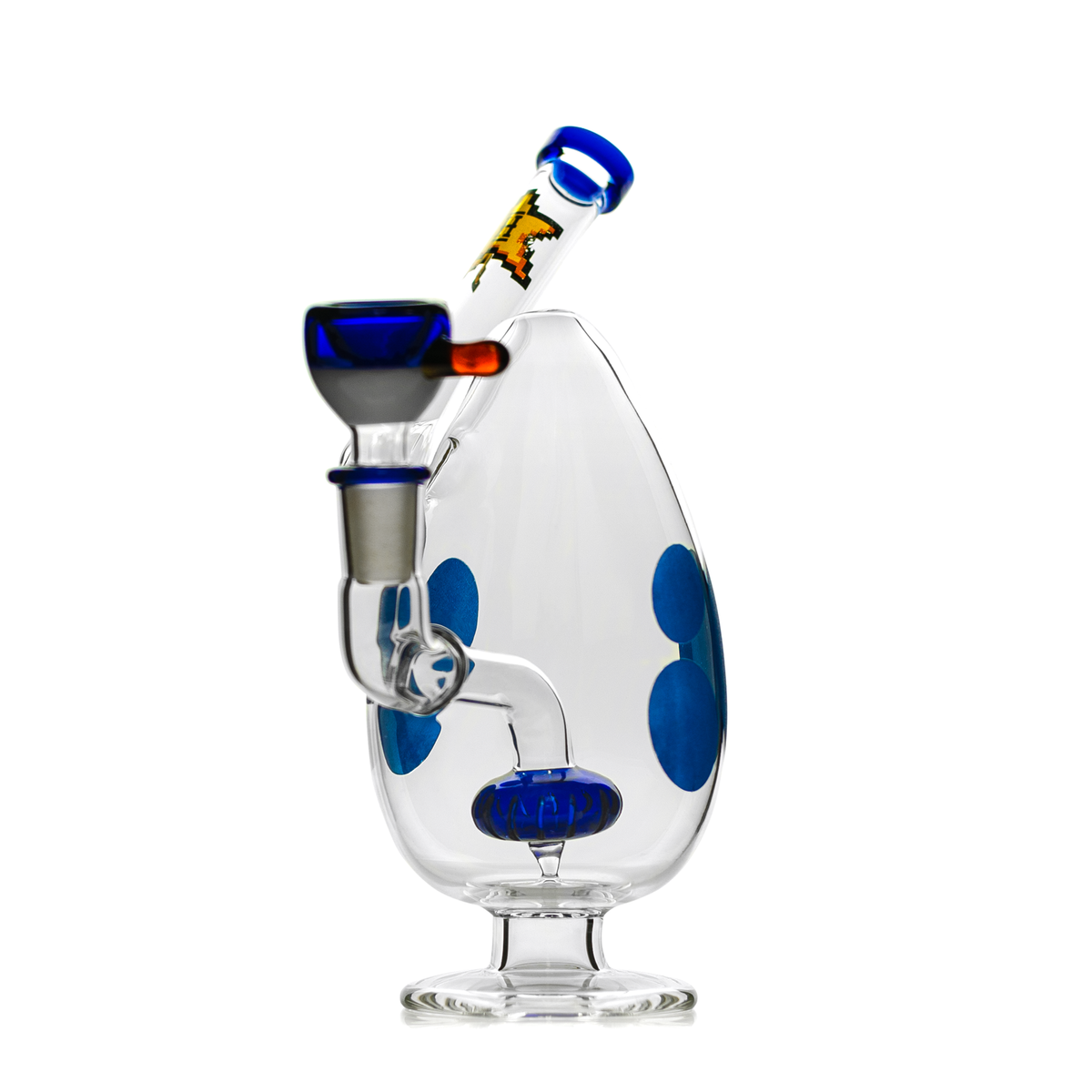 HEMPER - Spotted Egg Bong 7" - Discreet Smoker