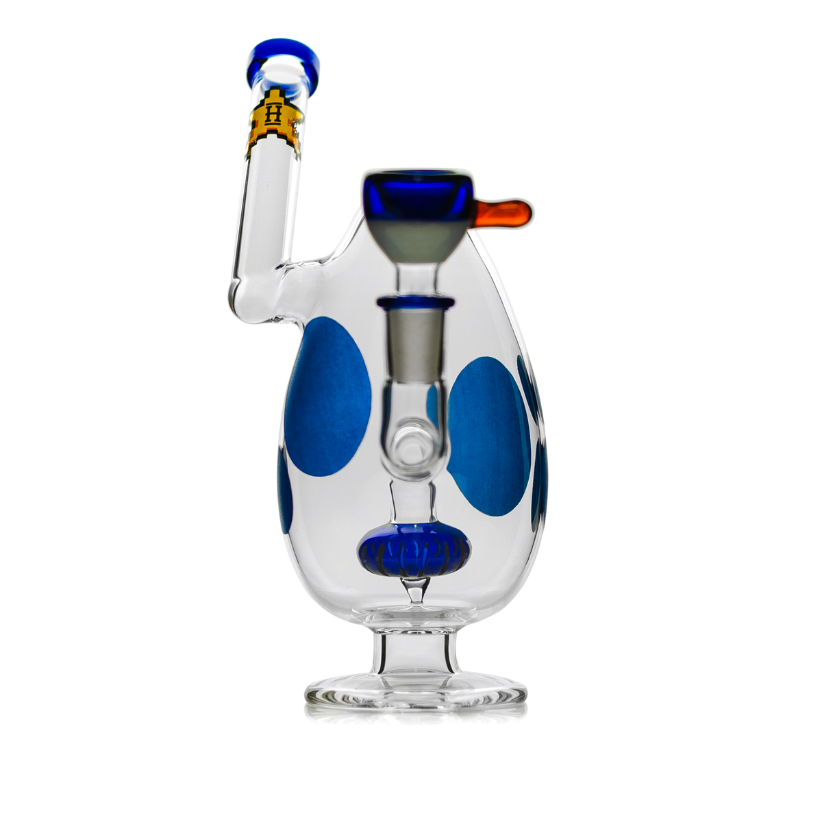 HEMPER - Spotted Egg Bong 7" - Discreet Smoker