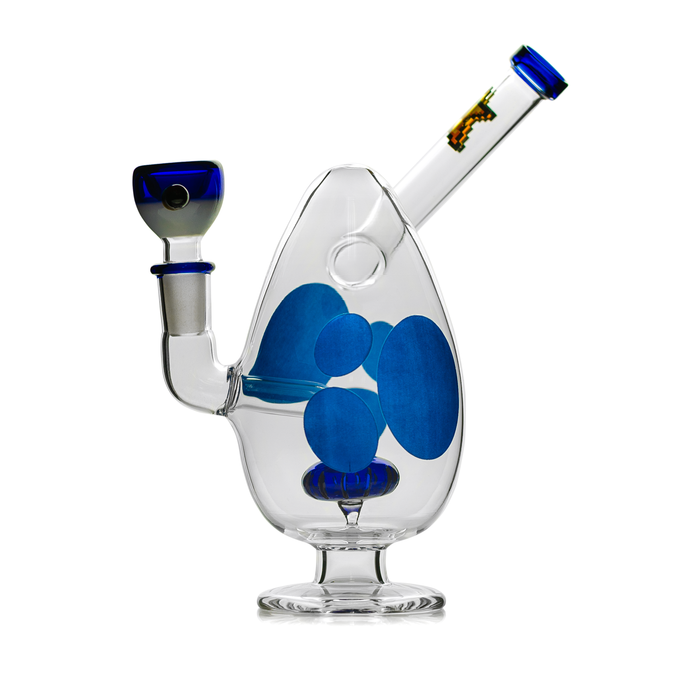 HEMPER - Spotted Egg Bong 7", Blue