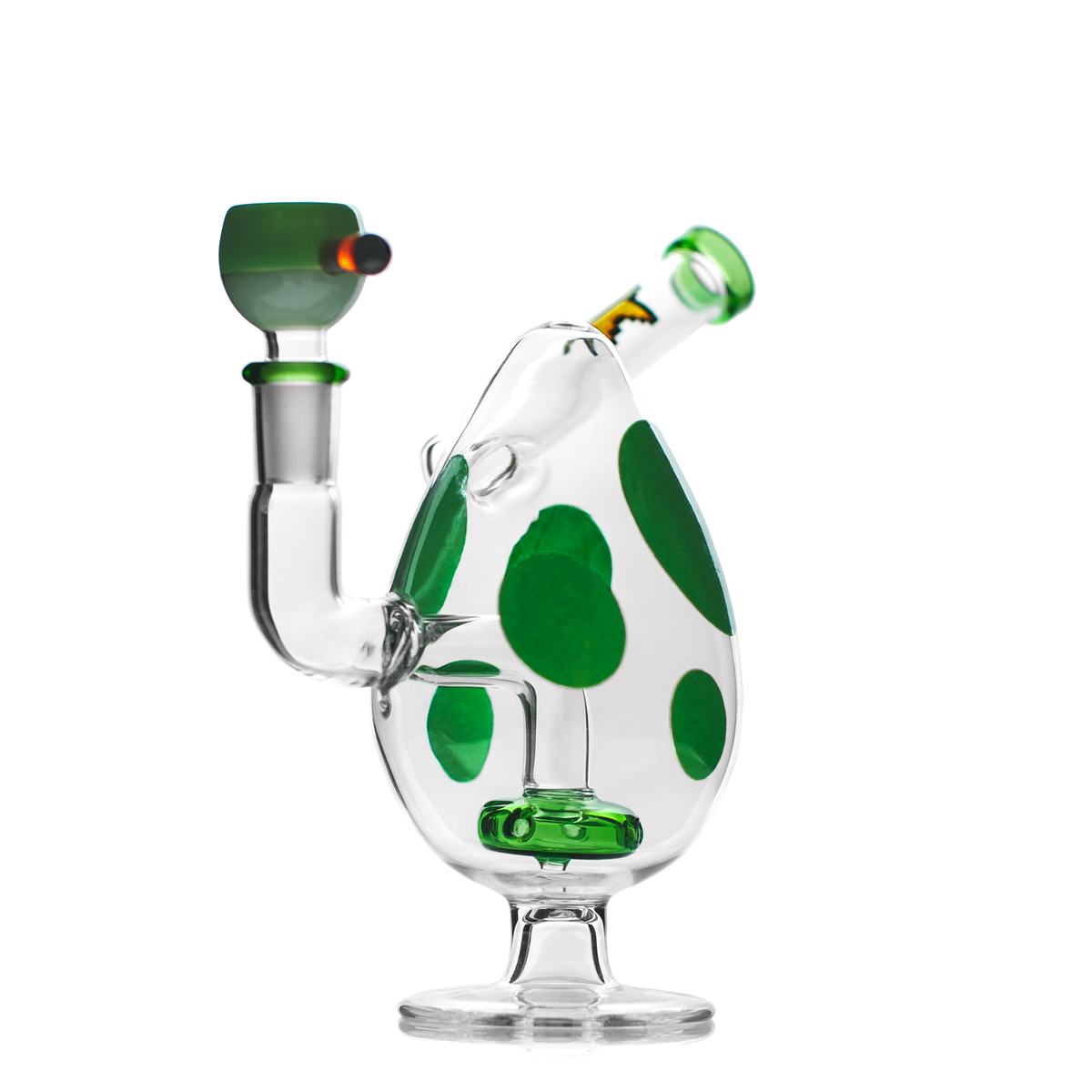 HEMPER - Spotted Egg Bong 7" - Discreet Smoker