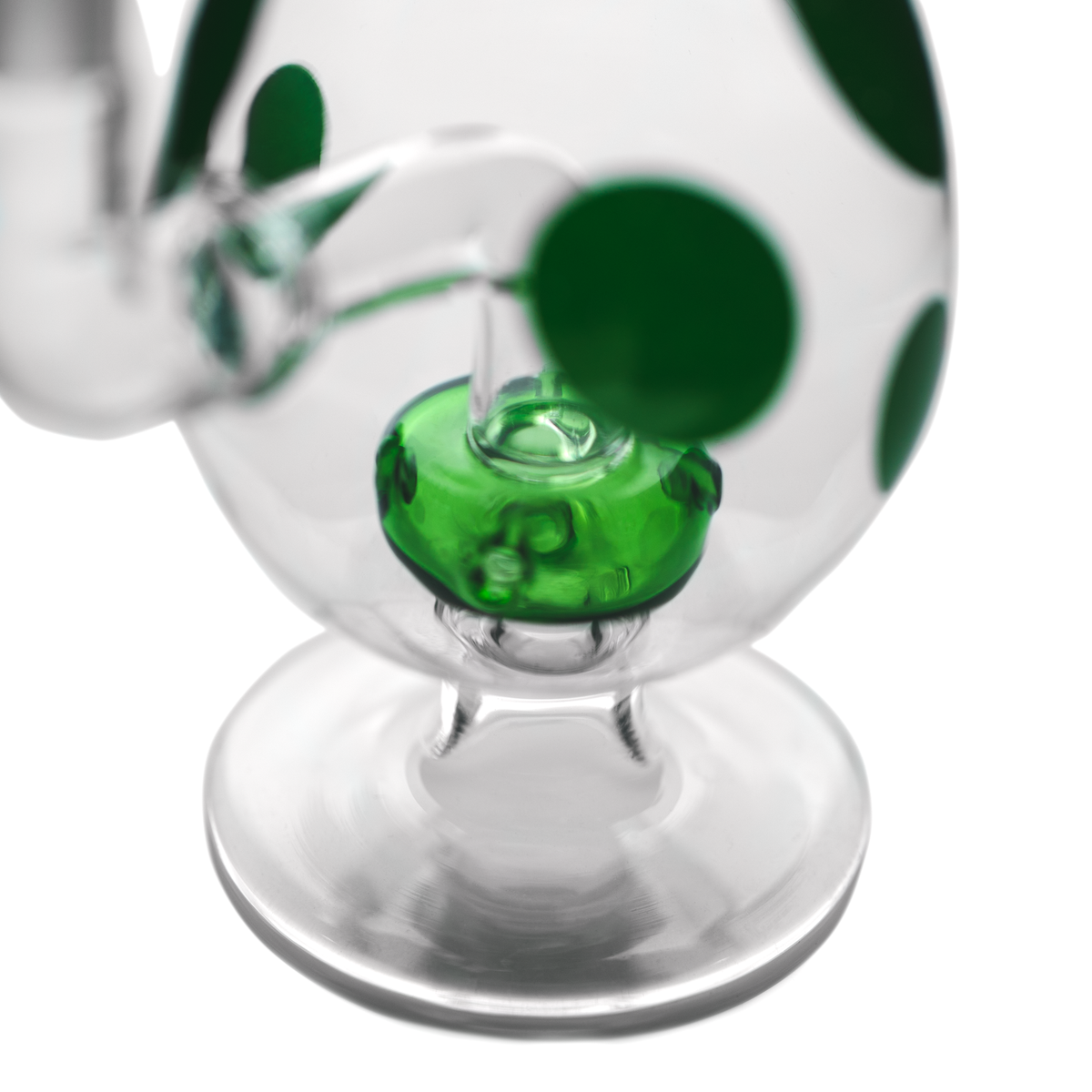 HEMPER - Spotted Egg Bong 7" - Discreet Smoker
