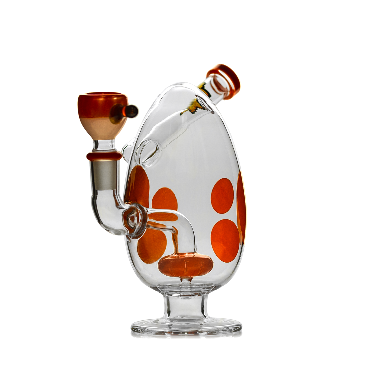 HEMPER - Spotted Egg Bong 7" - Discreet Smoker