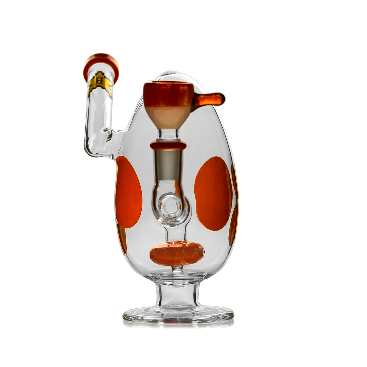 HEMPER - Spotted Egg Bong 7" - Discreet Smoker