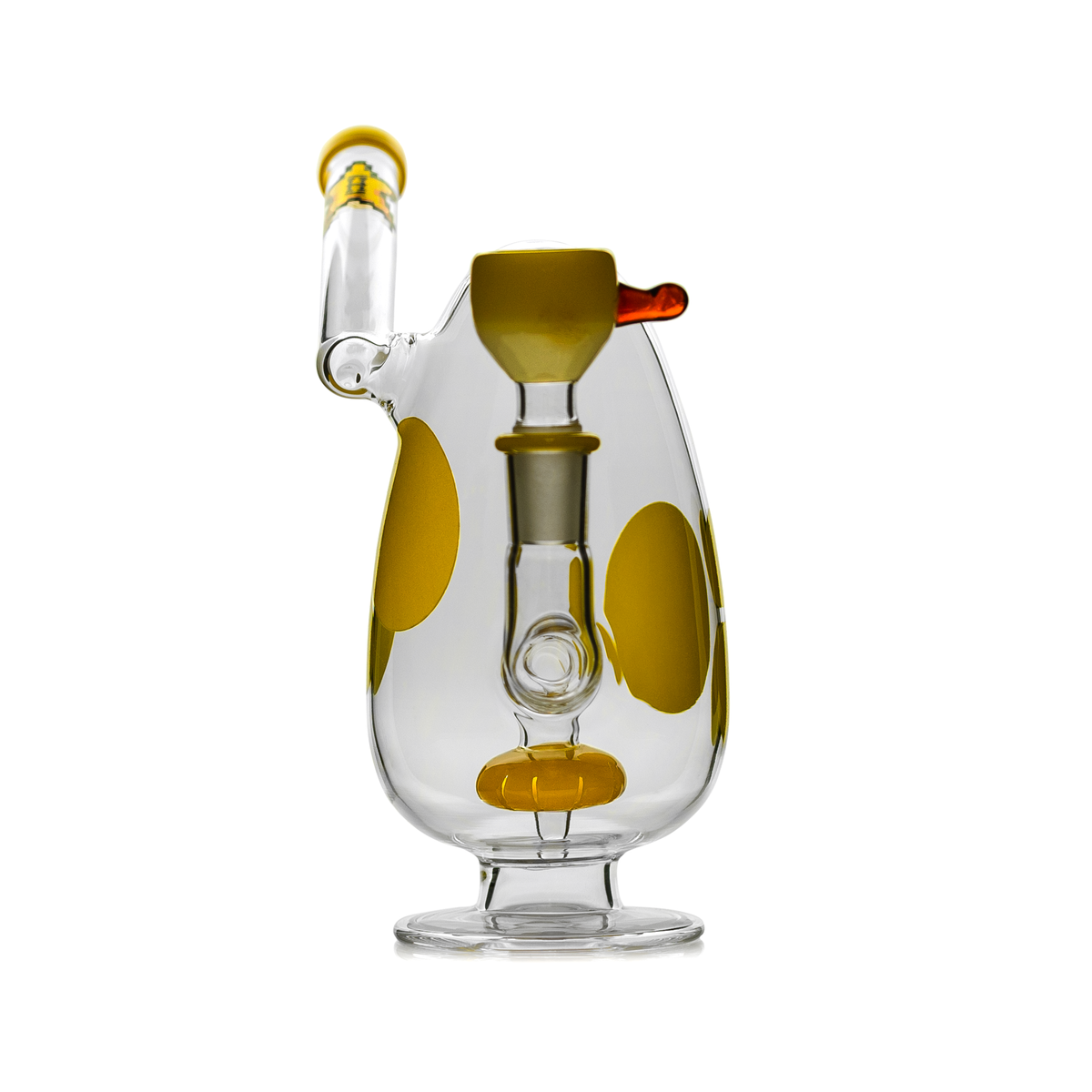 HEMPER - Spotted Egg Bong 7" - Discreet Smoker