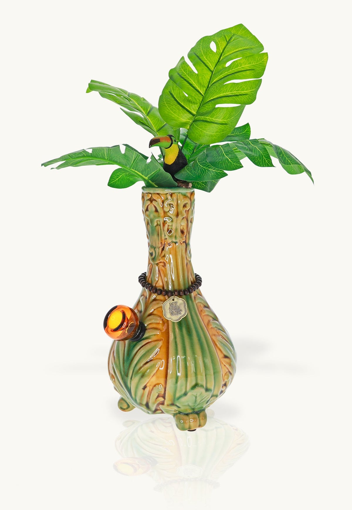 TocaCabana Vase Glass Bong - Discreet Smoker