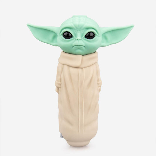 Baby Yoda Portable Silicone Hand Pipe - Discreet Smoker