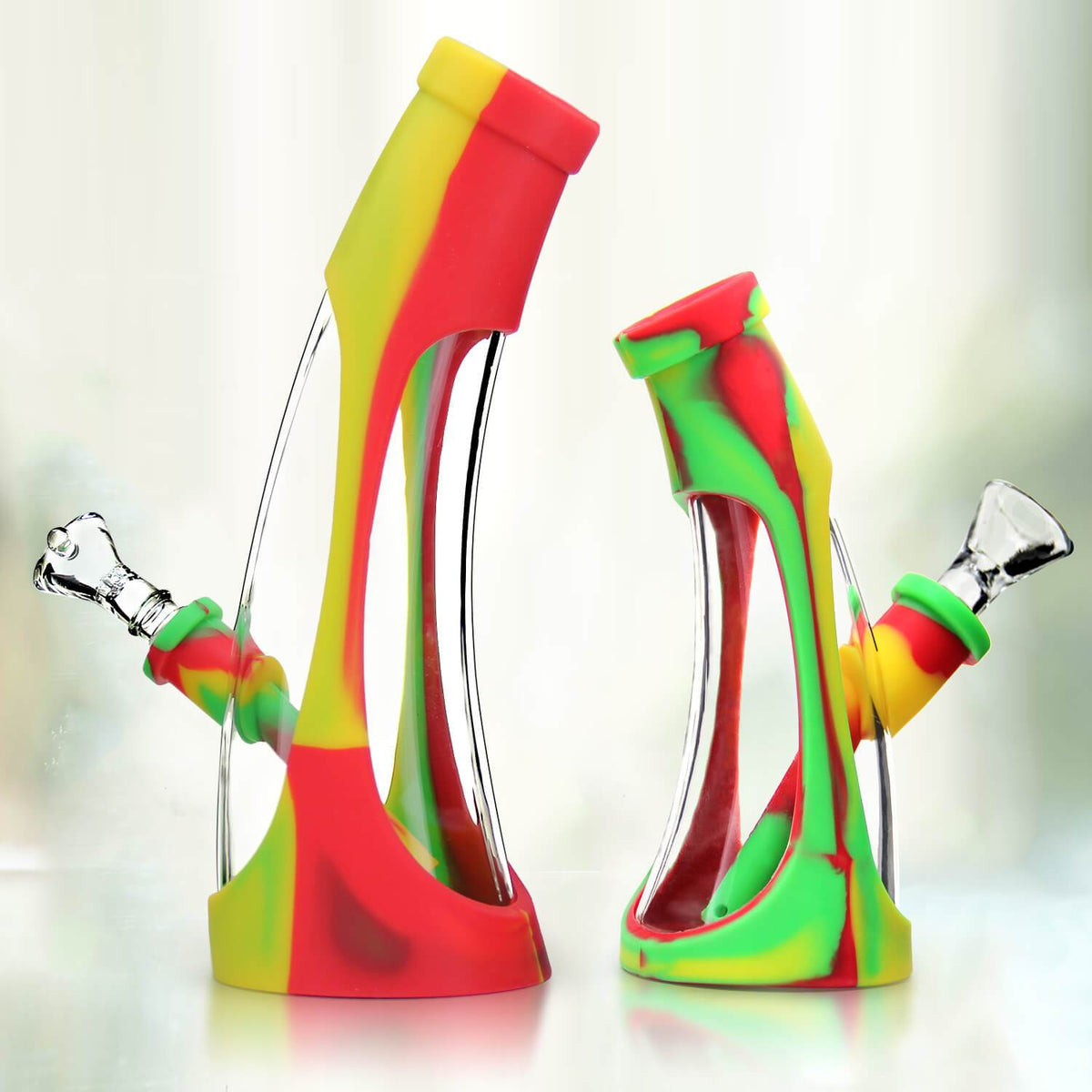 Silicone Glass Mini Horn - Discreet Smoker