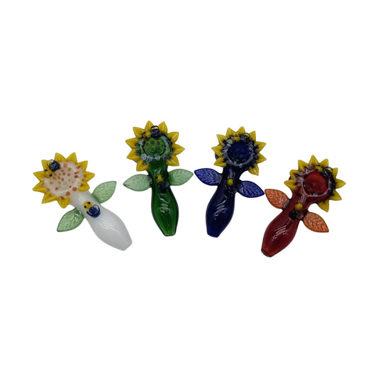Colorful Sunflower Spoon - Discreet Smoker