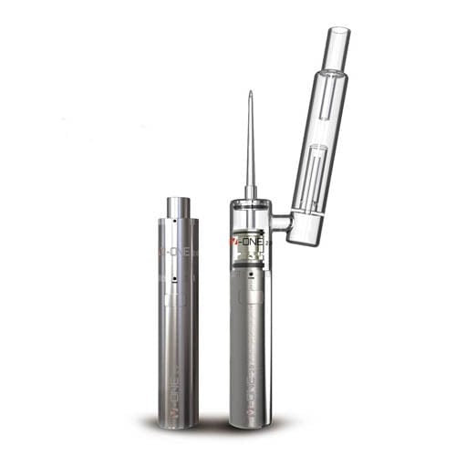 V-ONE 2.0 CONCENTRATE VAPORIZER W/ BUBBLER - SILVER