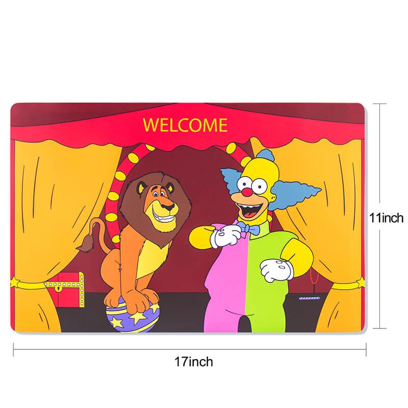 Silicone Dab Mat Lion & Clown - Discreet Smoker