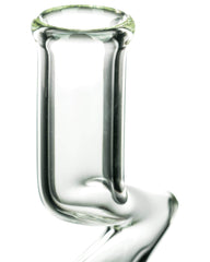 12" Raked Zig Zag Bubble Base Bong - Discreet Smoker