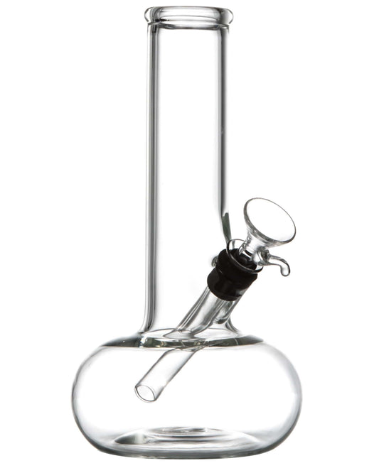 Clear Glass Buoy Base Beaker Bong - Discreet Smoker