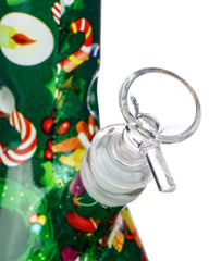 Holiday Wrapped Beaker Bong - Discreet Smoker