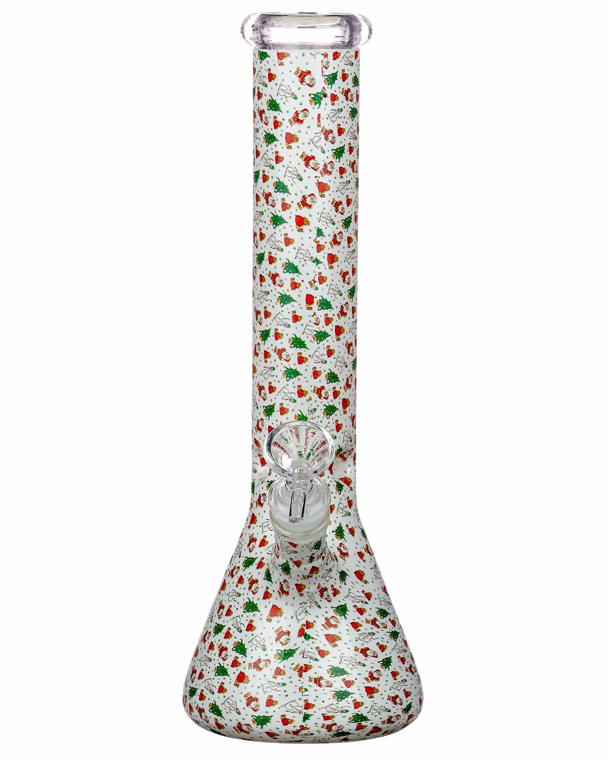 Holiday Wrapped Beaker Bong - Discreet Smoker