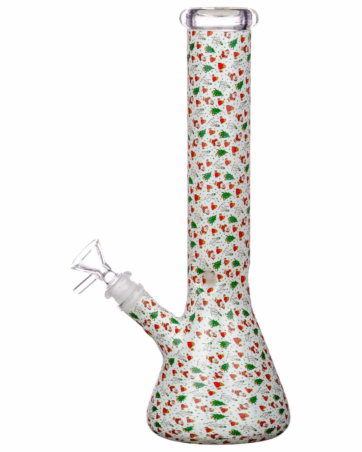 Holiday Wrapped Beaker Bong - Discreet Smoker