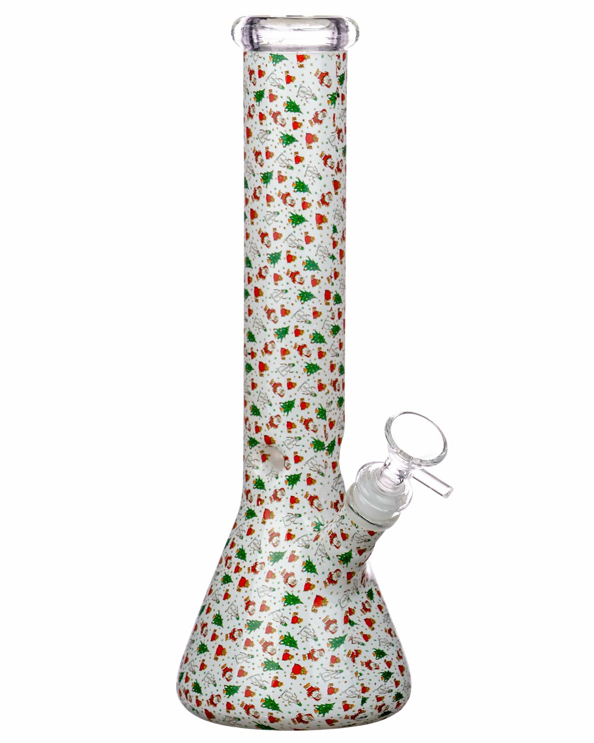 Holiday Wrapped Beaker Bong - Discreet Smoker