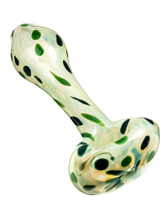 Milky Spotted Spoon Pipe - Discreet Smoker