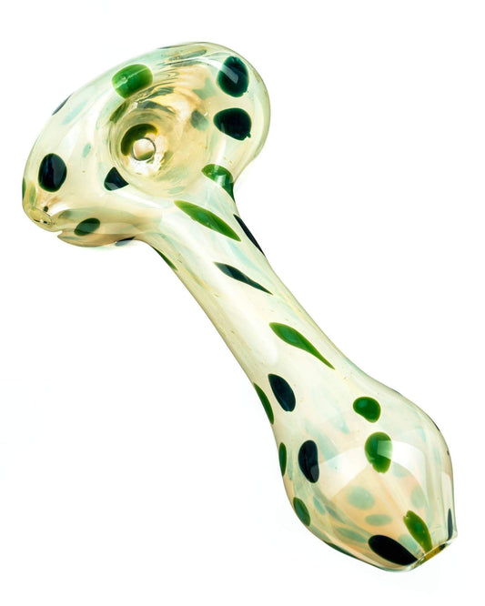 Milky Spotted Spoon Pipe - Discreet Smoker