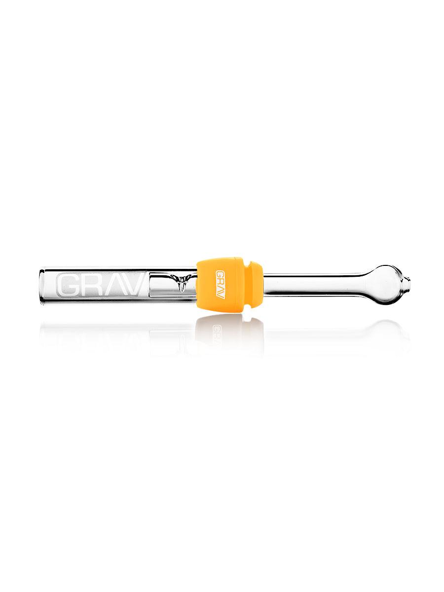 GRAV® Glass Blunt w/ Silicone Grommet - Assorted Colors - Discreet Smoker
