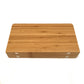 Wood Backflip Magnetic Rolling Tray - Closed View, bamboo rolling tray, natural bamboo tray, raw bamboo rolling tray, raw rolling tray wood, bamboo tray, inexpensive rolling tray, rolling tray for sale, unique rolling trays, blunt rolling tray, blunt tray, cool rolling tray, small rolling tray, weed rolling tray