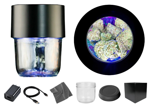 Magnified Light Stash Jar v3.0