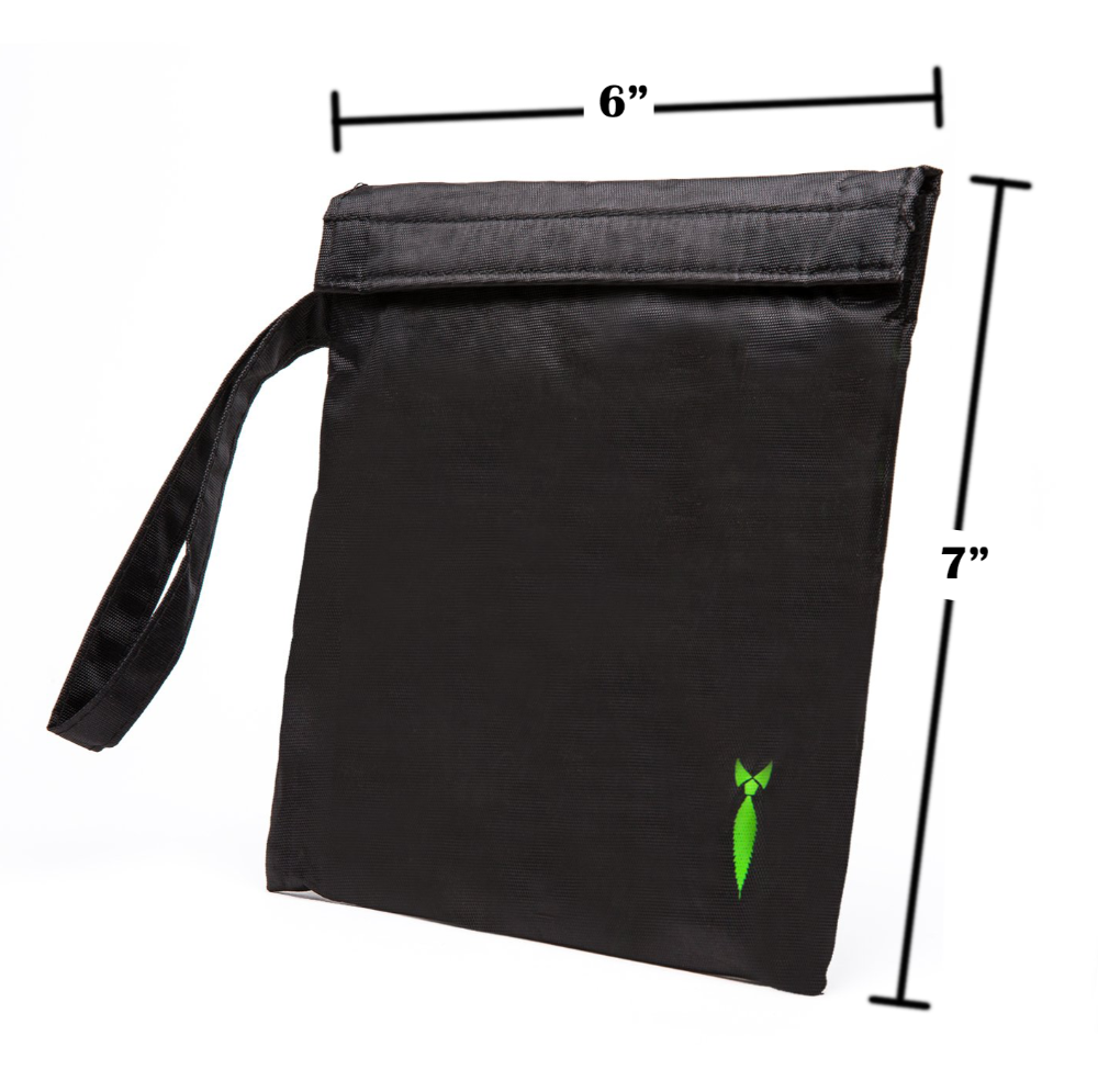 Small Smell Proof Bag Velcro Seal - Dimensions
