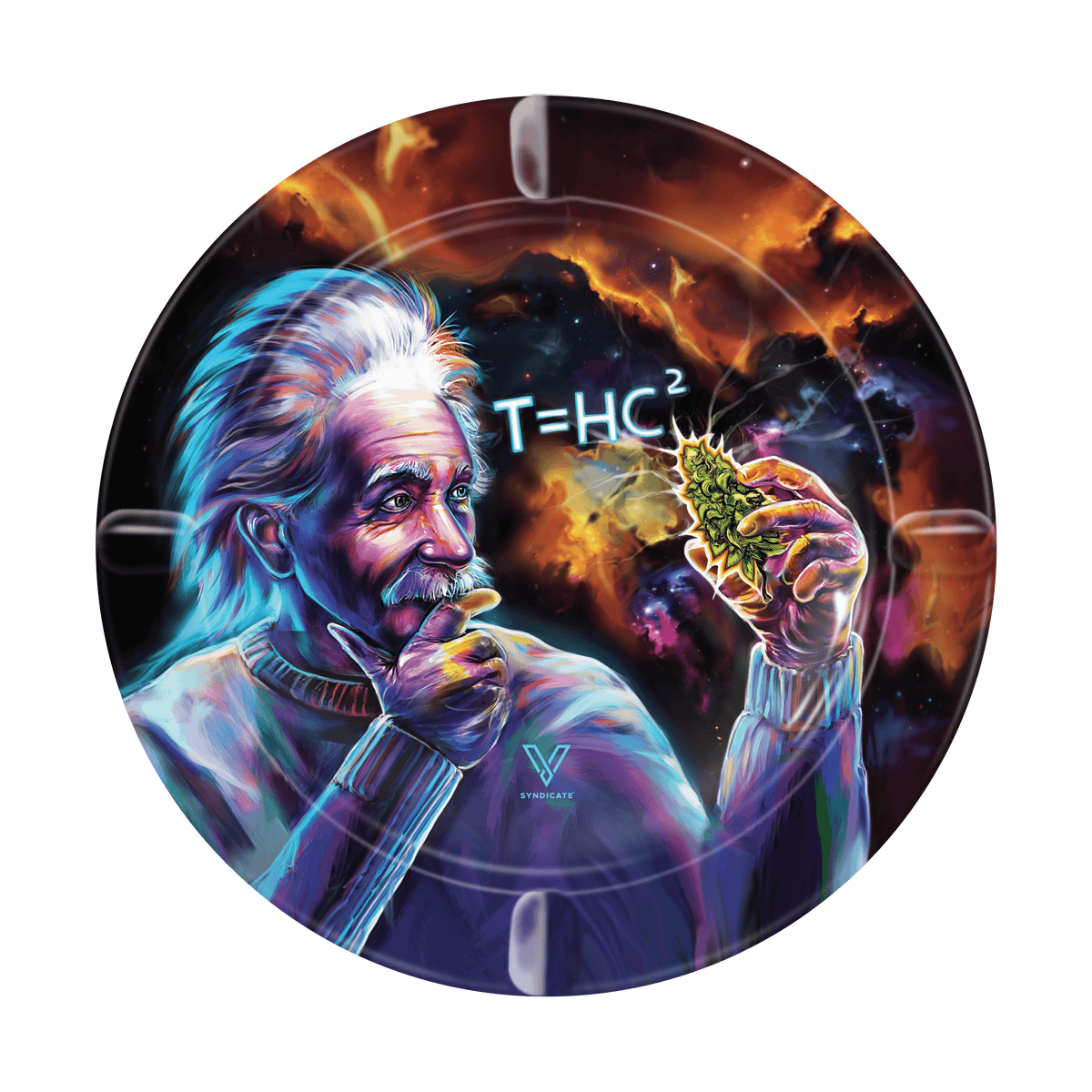 T=HC2 Einstein Black Hole Blazin' Ashtray Metal - Discreet Smoker