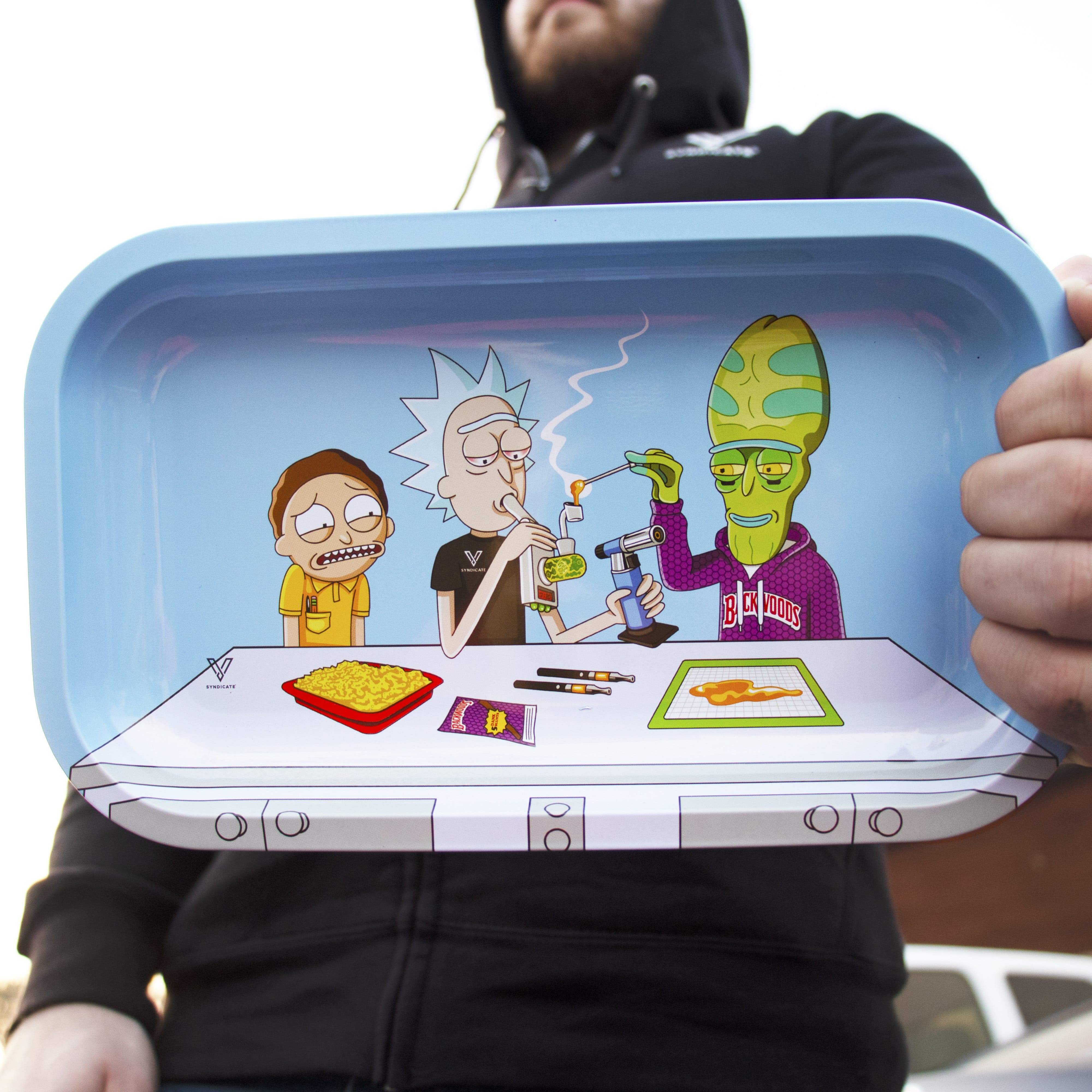 Dab Portal Rick and Morty Metal Rollin' Tray