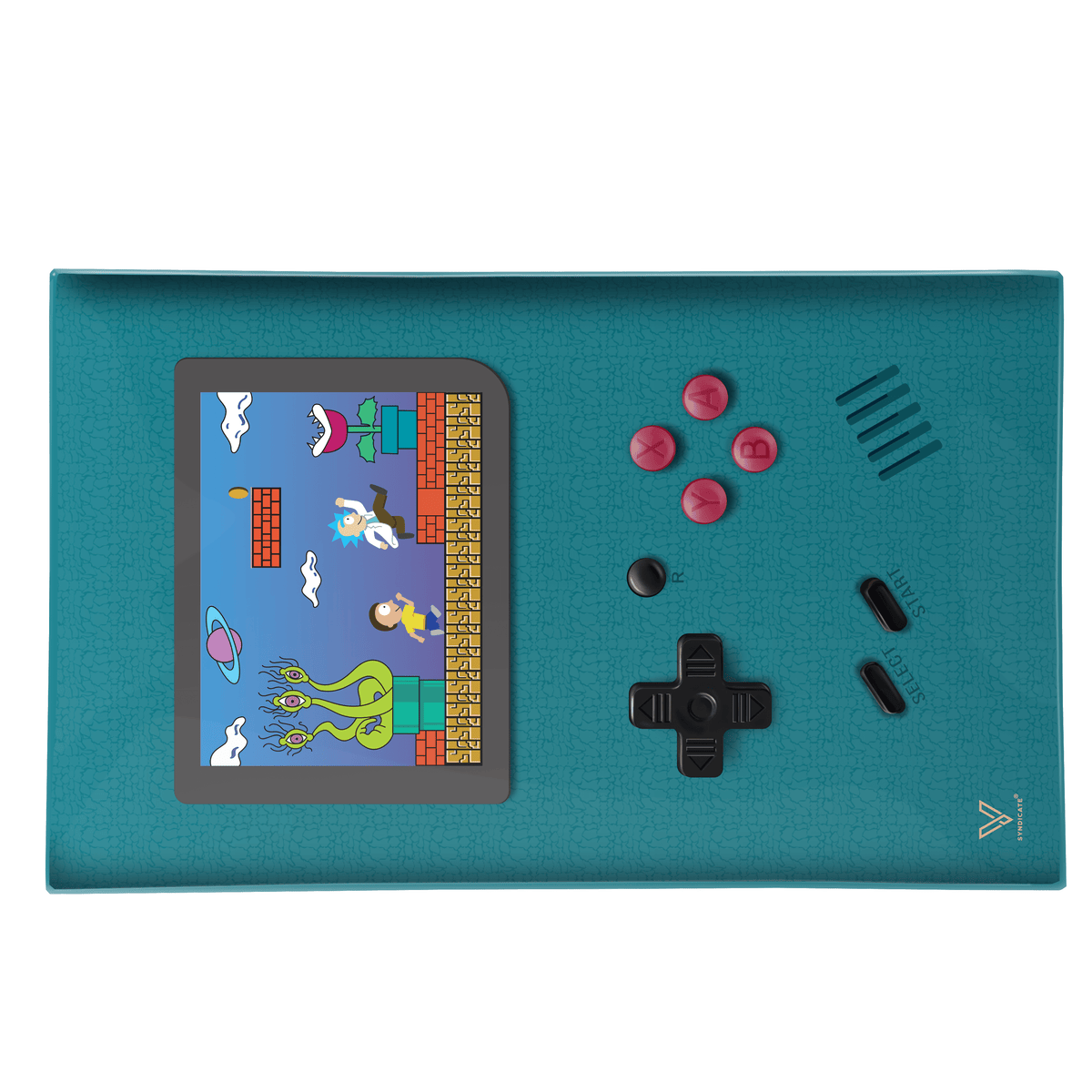 Game Head Glass Rollin' Tray - Discreet Smoker
