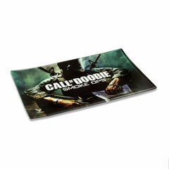 Call of Doobie Glass Rollin' Tray - Discreet Smoker