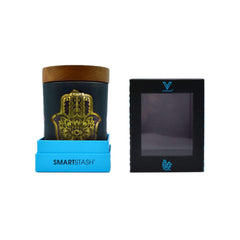 Hamsa Yellow SoleStash (Grinder + Stash Jar) - Discreet Smoker