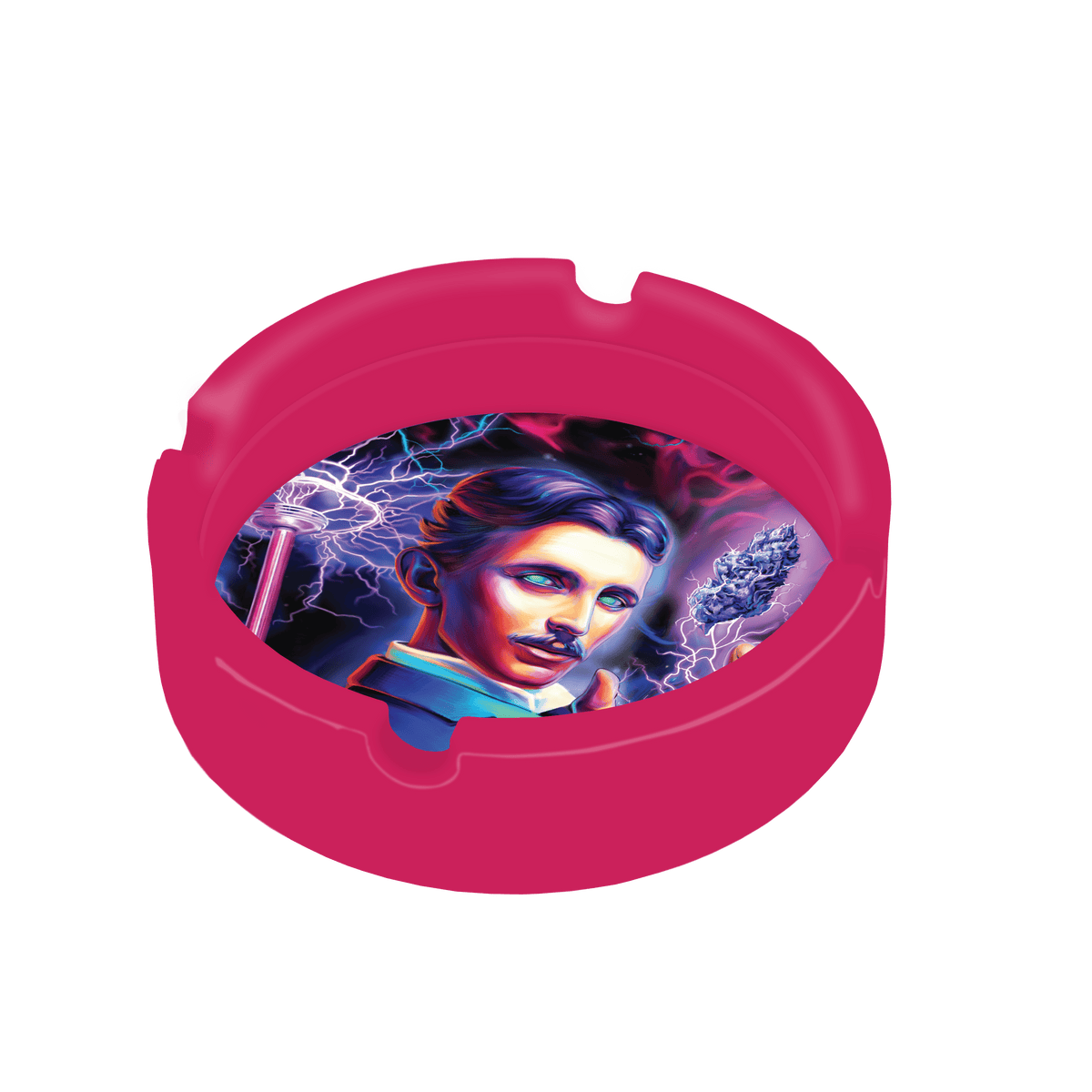 High Voltage Blazin' Silicone Ashtray - Discreet Smoker