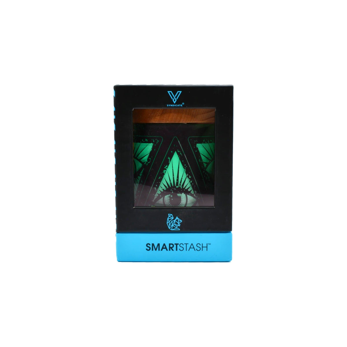 Illuminati Green SoleStash (Grinder + Stash Jar) - Discreet Smoker