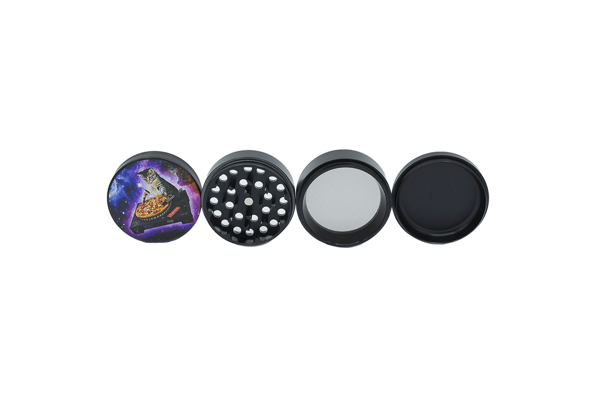 Pussy Vinyl 4-Piece CleanCut Grinder (Nonstick) - Discreet Smoker
