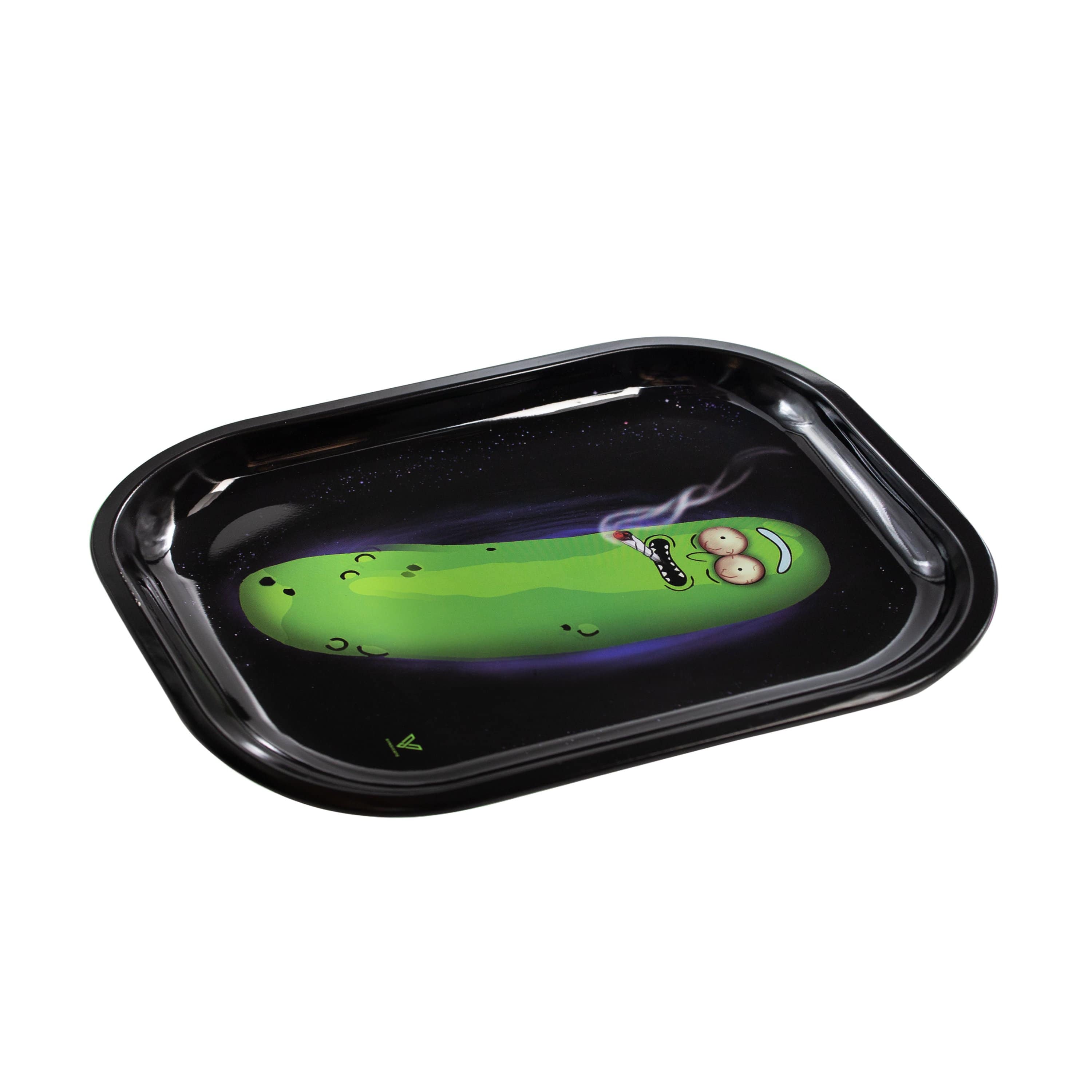 Pickle Rick Metal Rolling Tray