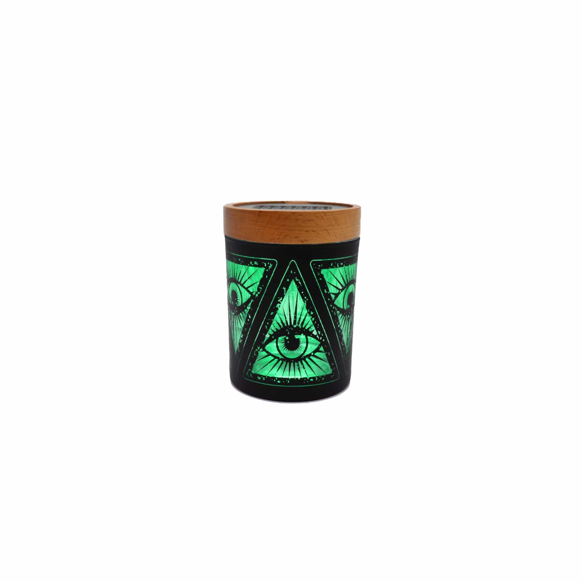 Illuminati Green SoleStash (Grinder + Stash Jar) - Discreet Smoker