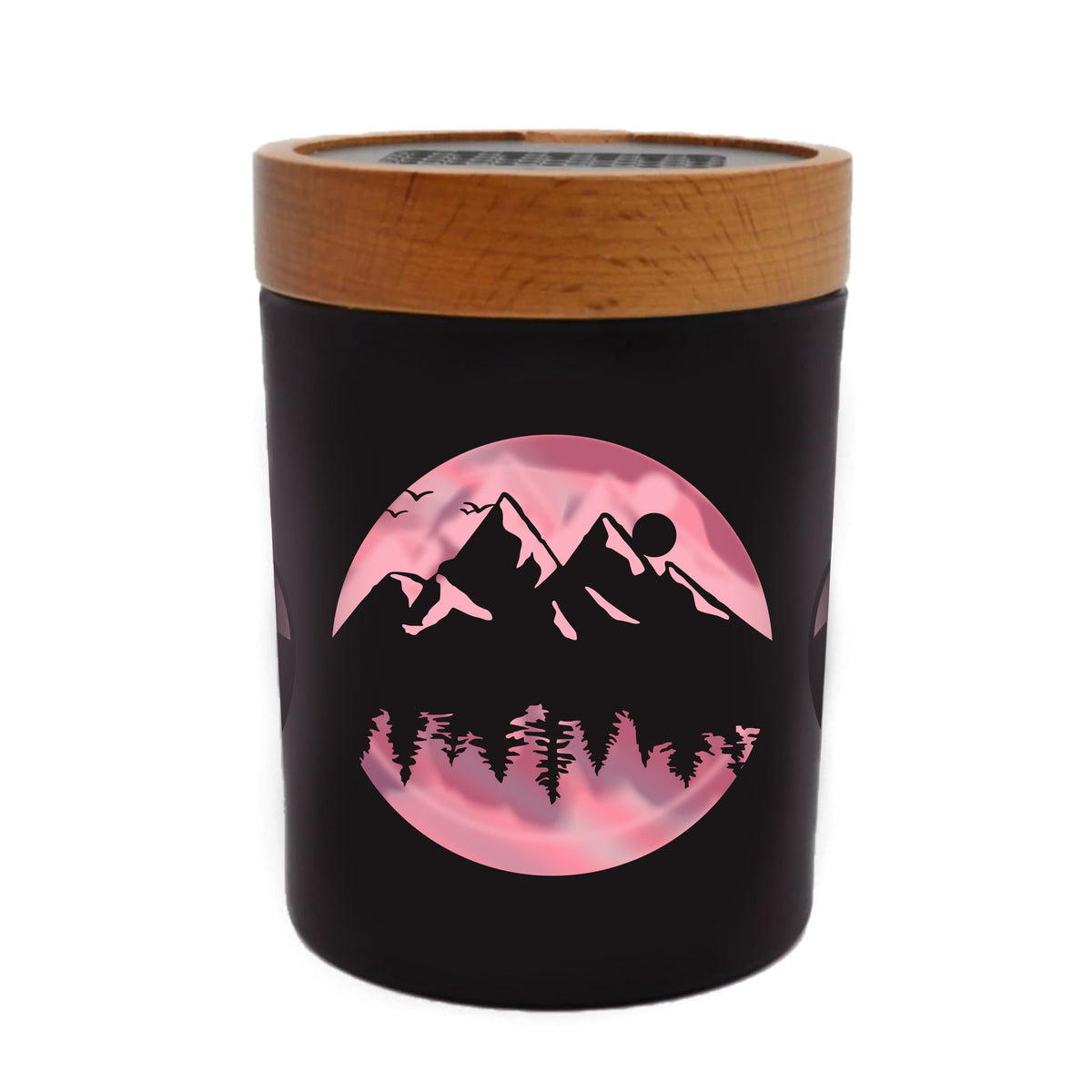 High Elevation Pink SoleStash (Grinder + Stash Jar) - Discreet Smoker