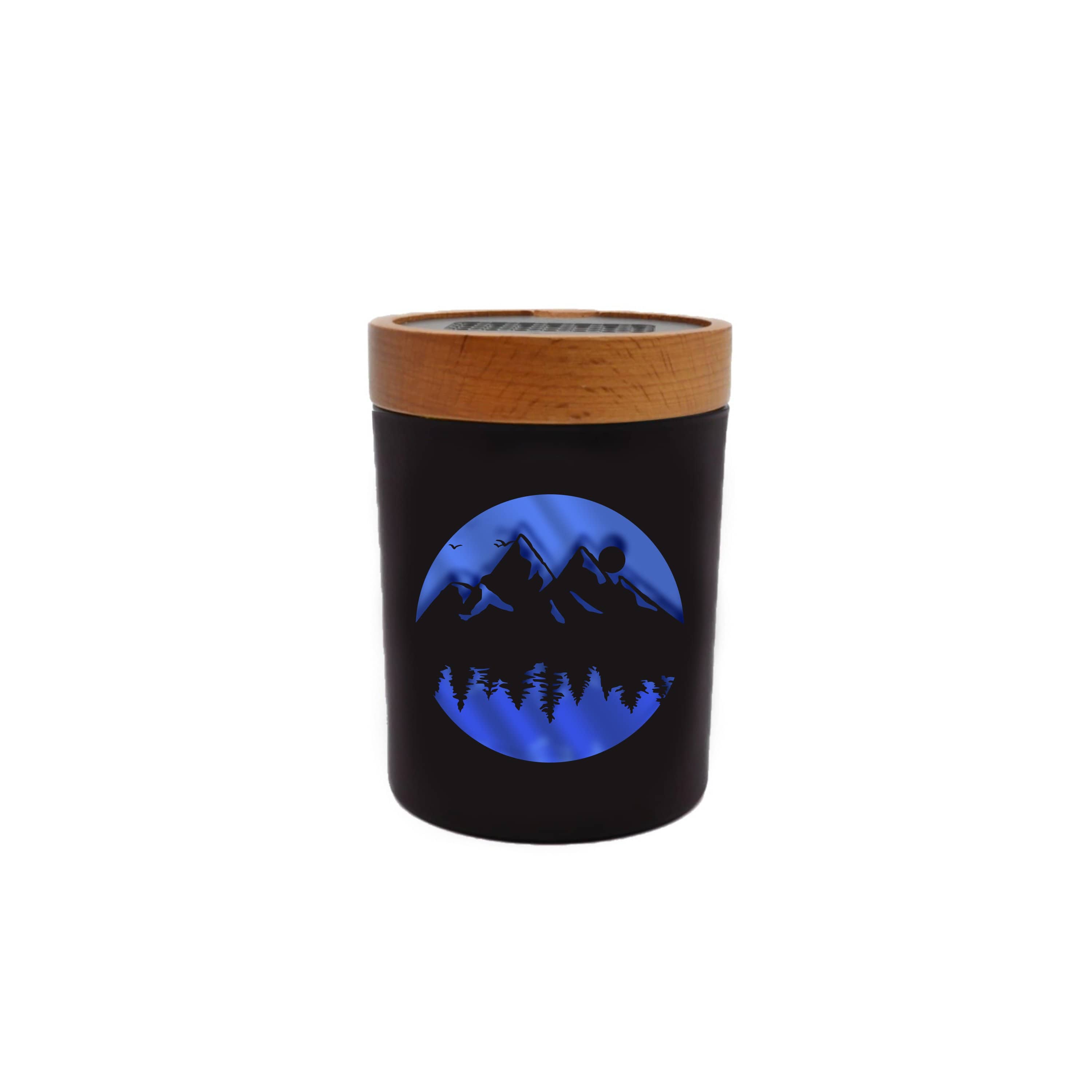 High Elevation Blue SoleStash (Grinder + Stash Jar)