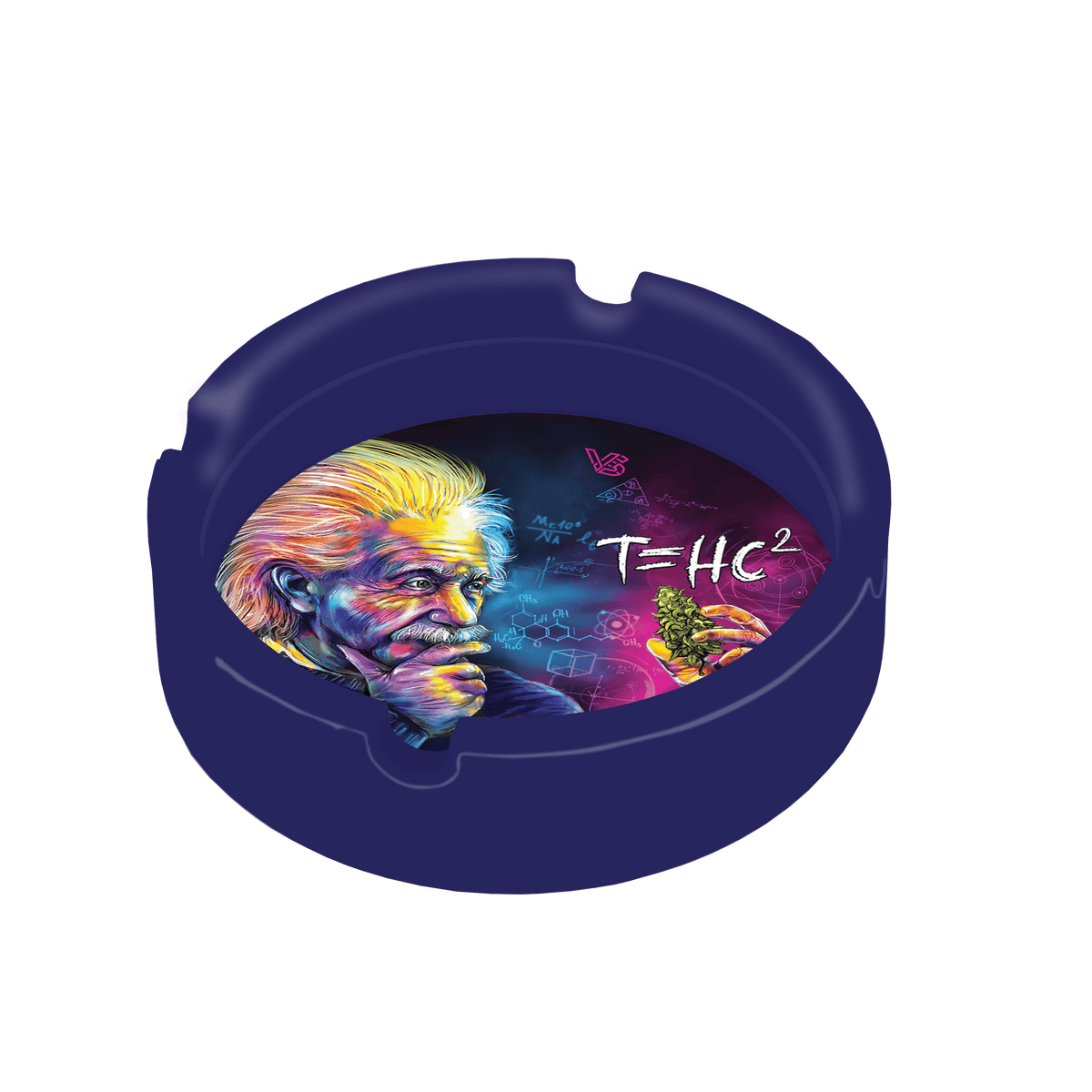 T=HC2 Einstein Classic Blazin' Silicone Ashtray - Discreet Smoker