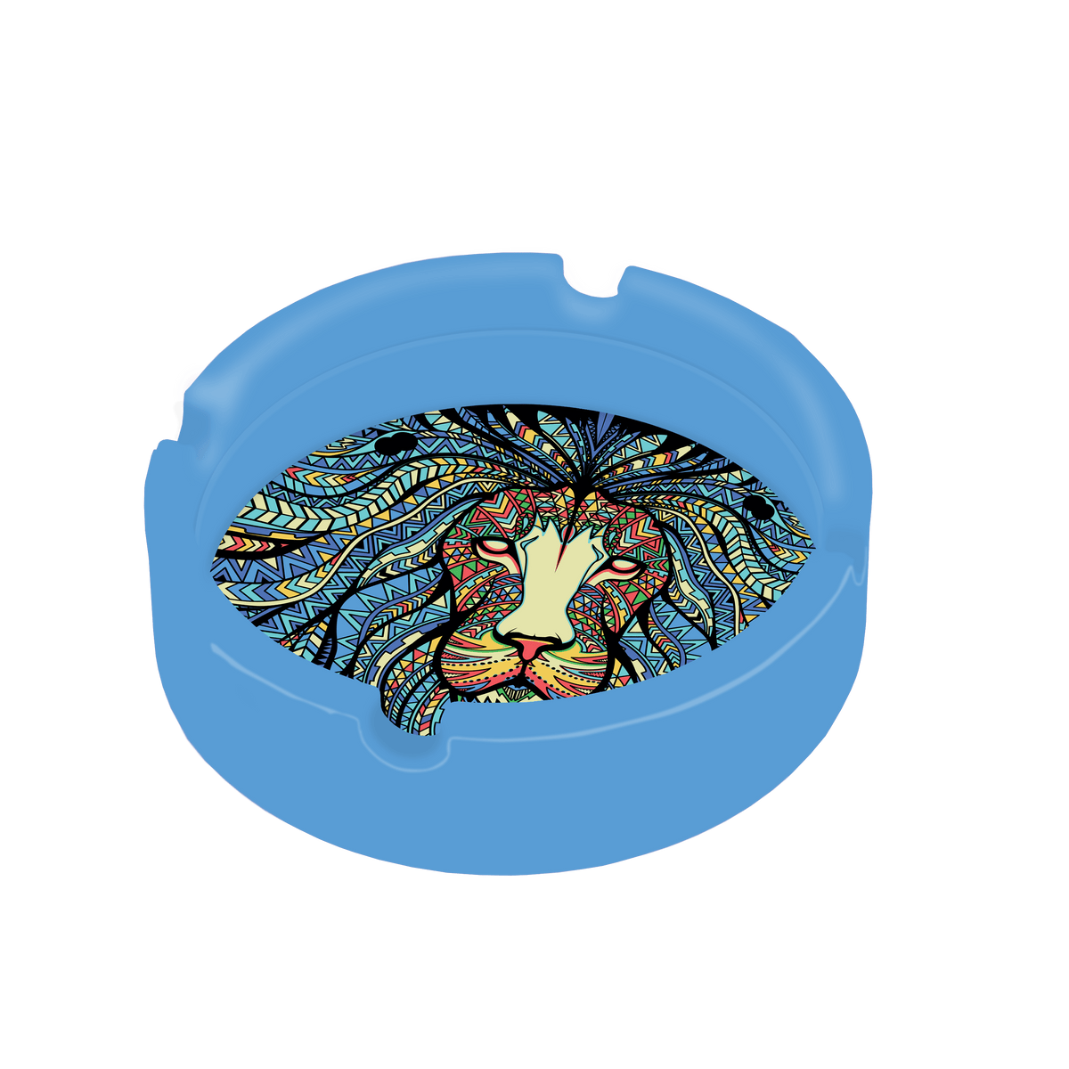 Tribal Lion Blazin' Silicone Ashtray - Discreet Smoker
