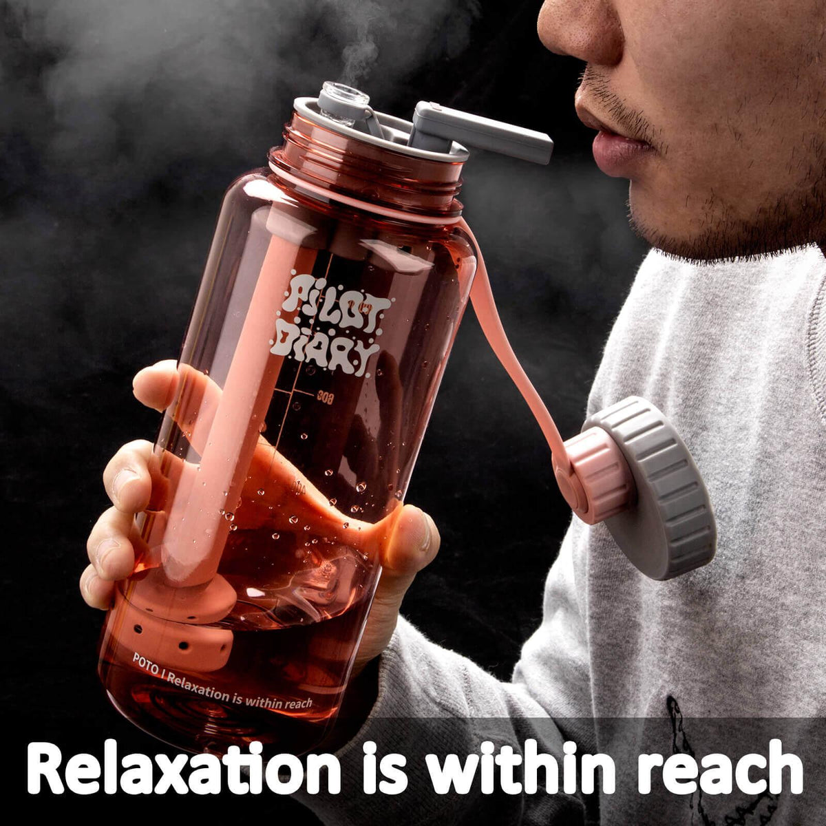 POTO Water Bottle Bong - Discreet Smoker